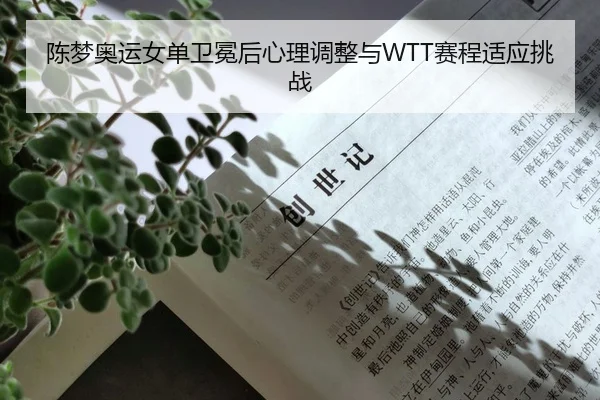 陈梦奥运女单卫冕后心理调整与WTT赛程适应挑战